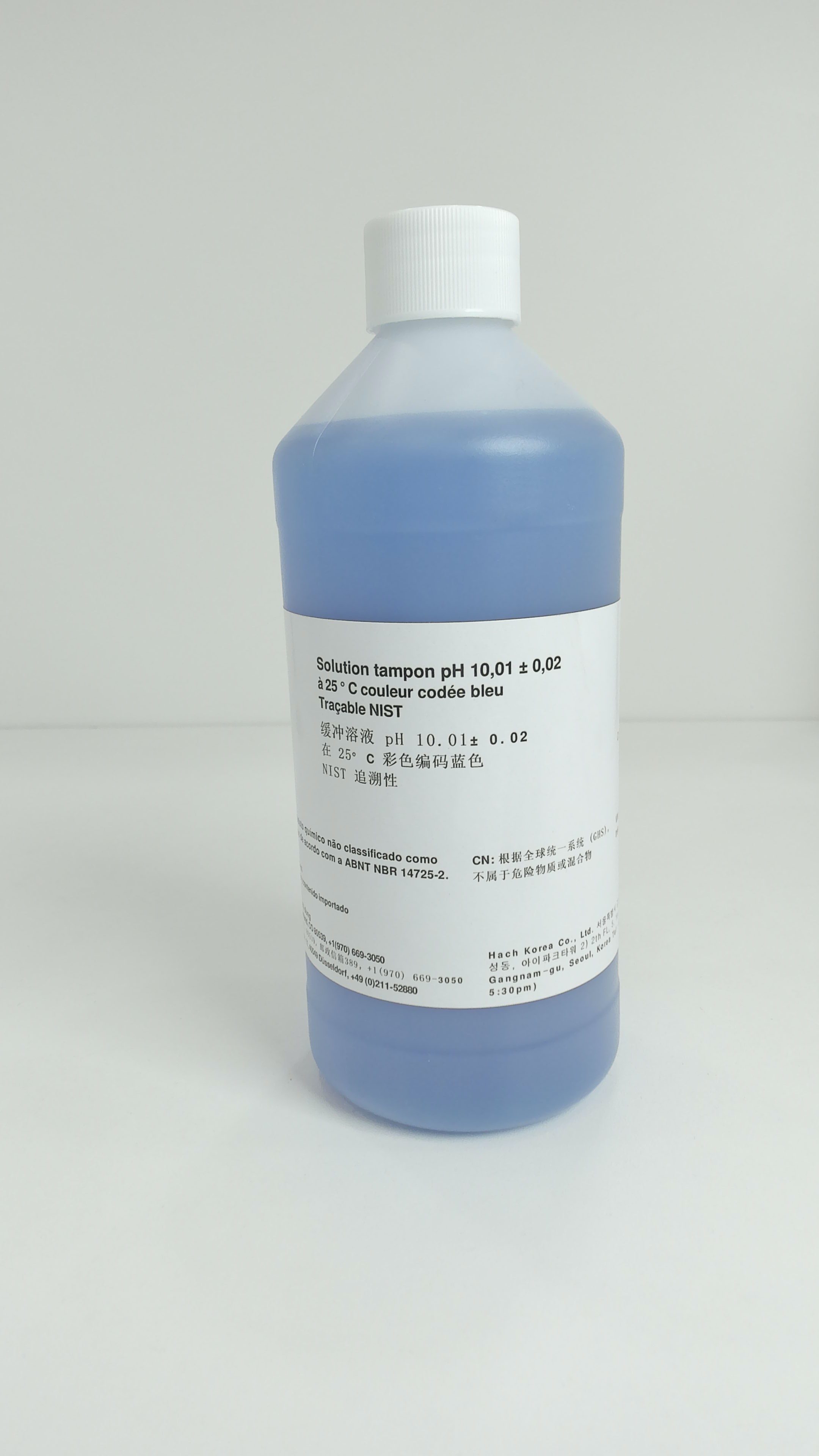 Solución buffer referencia pH 10.01 AZUL, Hach (NIST) (Vida Util &lt; 1 año) -