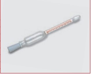 Butirómetro para Leche, 0 - 8%; 0.1