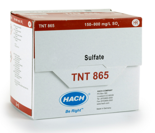 Sulfato, TNT+ alto rango (150-900 mg/L SO₄) pk/25