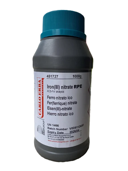 [B2018, CE451727] Nitrato Ferrico, 9-Hidrato, Grado Reactivo
