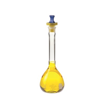 Matraz Volumétrico Clase A con Tapón PE de 500ml ASTM/Certif (28014P)+-