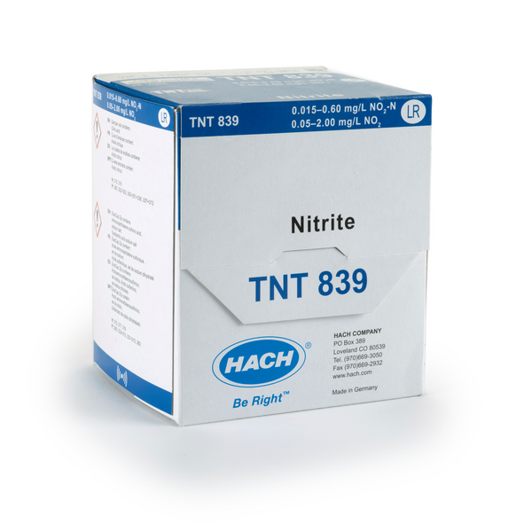 Nitrito, TNT plus bajo rango (0.015 - 0.6 mg/L) pk/25 