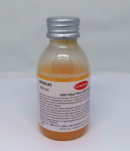 Emulsión de Yema de Huevo con TELURITO (Egg Yolk Tellurite)