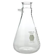 Matraz de Filtración reforzado tubo graduado 1000ml